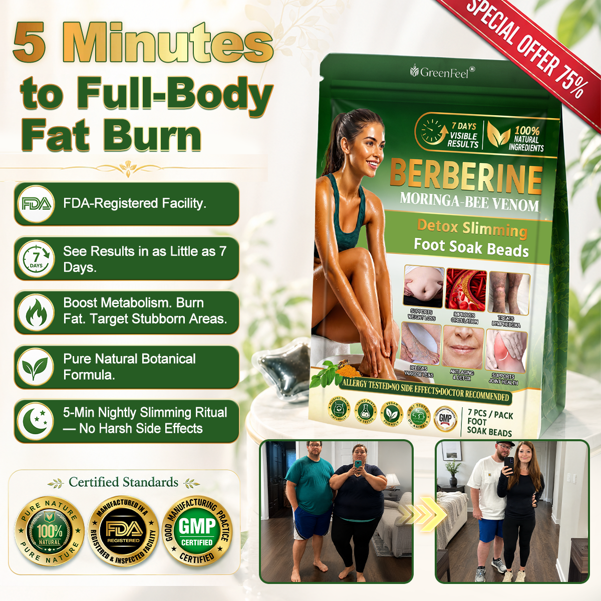 2.𝑮𝒓𝒆𝒆𝒏𝑭𝒆𝒆𝒍® 𝑩𝒆𝒓𝒃𝒆𝒓𝒊𝒏𝒆 𝑴𝒐𝒓𝒊𝒏𝒈𝒂- 𝑩𝒆𝒆 𝑽𝒆𝒏𝒐𝒎 𝑫𝒆𝒕𝒐𝒙 𝑺𝒍𝒊𝒎𝒎𝒊𝒏𝒈 𝑭𝒐𝒐𝒕 𝑺𝒐𝒂𝒌 𝑩𝒆𝒂𝒅 𝑺𝒖𝒑𝒑𝒐𝒓𝒕𝒔 𝑾𝒆𝒊𝒈𝒉𝒕 𝑴𝒂𝒏𝒂𝒈𝒆𝒎𝒆𝒏𝒕, 𝑳𝒚𝒎𝒑𝒉𝒂𝒕𝒊𝒄 𝑫𝒓𝒂𝒊𝒏𝒂𝒈𝒆, 𝑯𝒆𝒂𝒍𝒕𝒉𝒚 𝑪𝒊𝒓𝒄𝒖𝒍𝒂𝒕𝒊𝒐𝒏, 𝑭𝒆𝒎𝒊𝒏𝒊𝒏𝒆 𝑾𝒆𝒍𝒍𝒏𝒆𝒔𝒔 & 𝑭𝒊𝒓𝒎𝒆𝒓-𝑳𝒐𝒐𝒌𝒊𝒏𝒈 𝑺𝒌𝒊𝒏